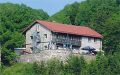 Blick auf die Enzianhütte